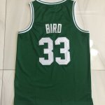 Maillot de Basket #33 Bird Celtics 1985-86 Vert